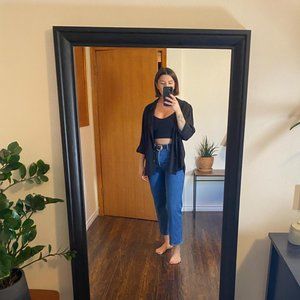 The Group by Babaton Black Button-Up Shirt